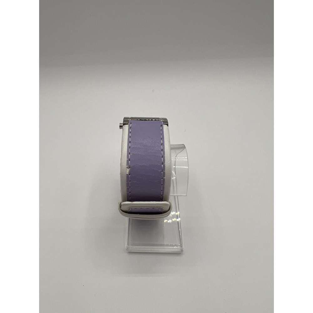 Activa Analog Woman’s Watch Purple Dial Leather Sliver Tone Casual Wristband - Picture 5 of 11